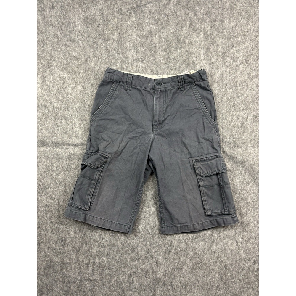 Old Navy Youth/Boy's Navy Gray Cargo Shorts Outdoors Size 16 Adjustable Waist